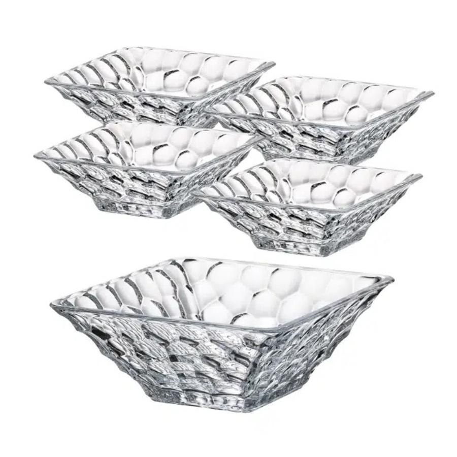 MARBLE - Boluri sticla cristalina Bohemia (set 5 bucati)