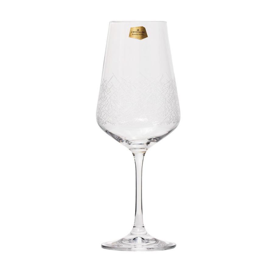 SANDRA FROZEN - Pahare vin sticla cristalina Bohemia 450 ml (set 6 bucati)