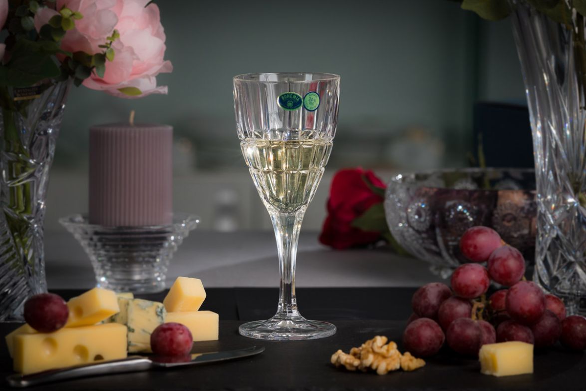 LONDON - Pahare vin alb Cristal Bohemia 320 ml (set 6 bucati)