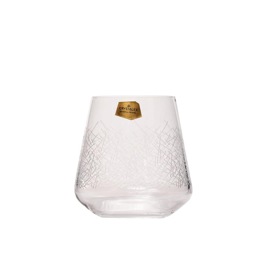 SANDRA FROZEN - Pahare whisky sticla cristalina Bohemia 290 ml (set 6 bucati)