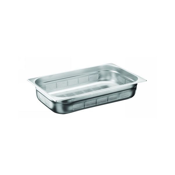 OZTI - Tava inox profesional perforata 1/1/100 mm