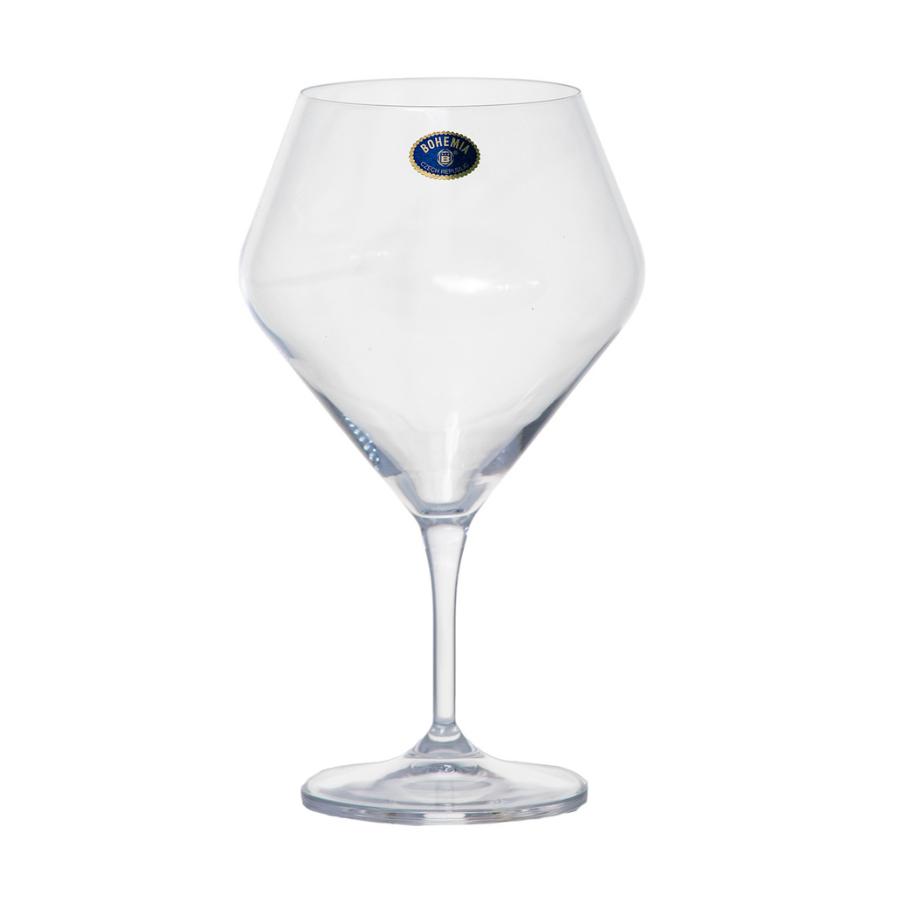 GAVIA - Pahare vin rosu sticla cristalina Bohemia 610 ml (set 6 pahare)