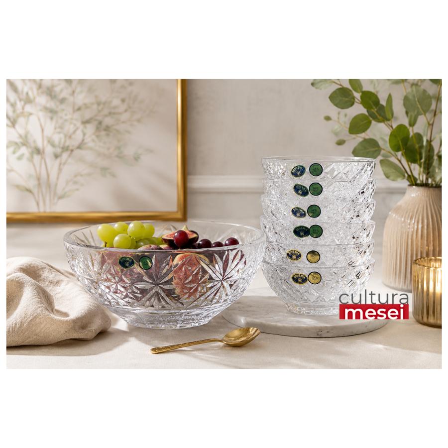 Bol Cristal Bohemia (set 7 bucati)