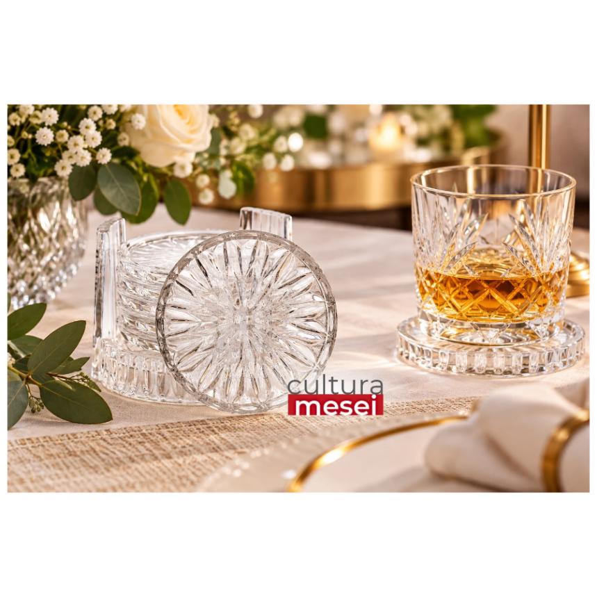 Suport pahare Cristal Bohemia (set 7 bucati)