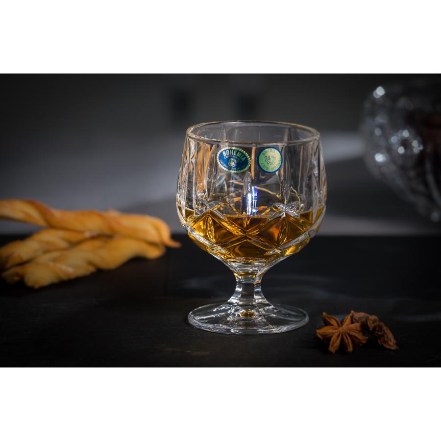 SHEFFIELD - Pahare brandy Cristal Bohemia 250 ml (set 6 bucati)
