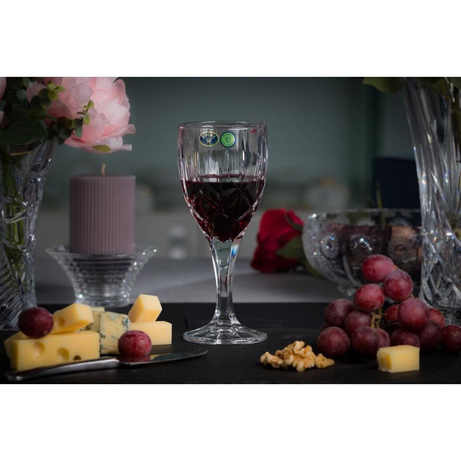 SHEFFIELD - Pahare vin rosu Cristal Bohemia 240 ml (set 6 bucati)