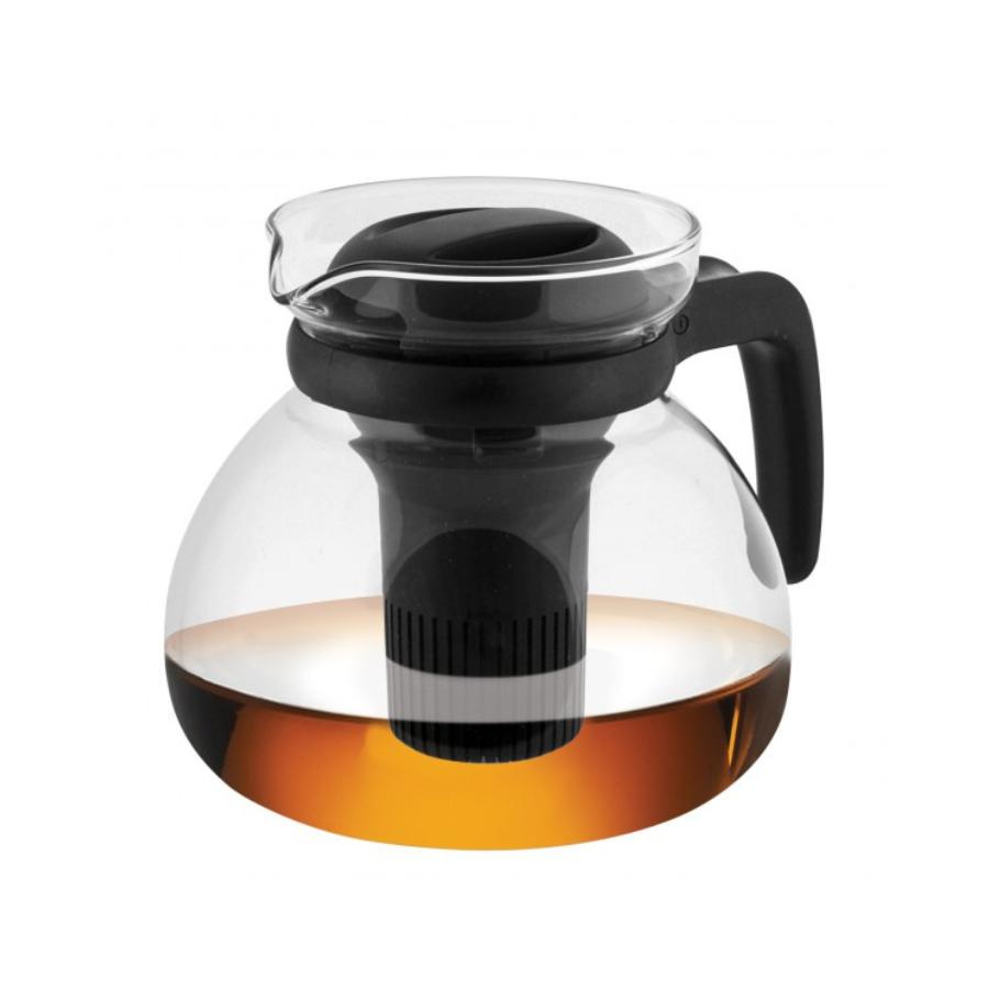 Ceainic sticla termorezistenta cu infuzor SVATAVA 1500 ml