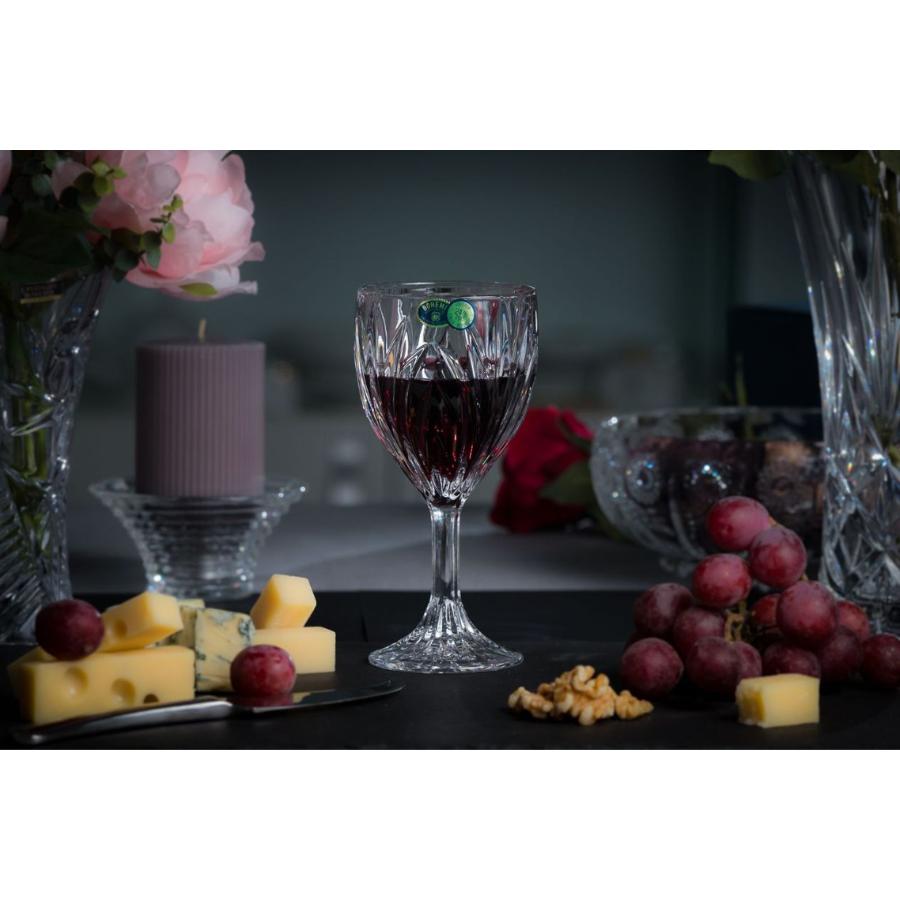 ELISE - Pahare vin rosu Cristal Bohemia 220 ml (set 6 bucati)