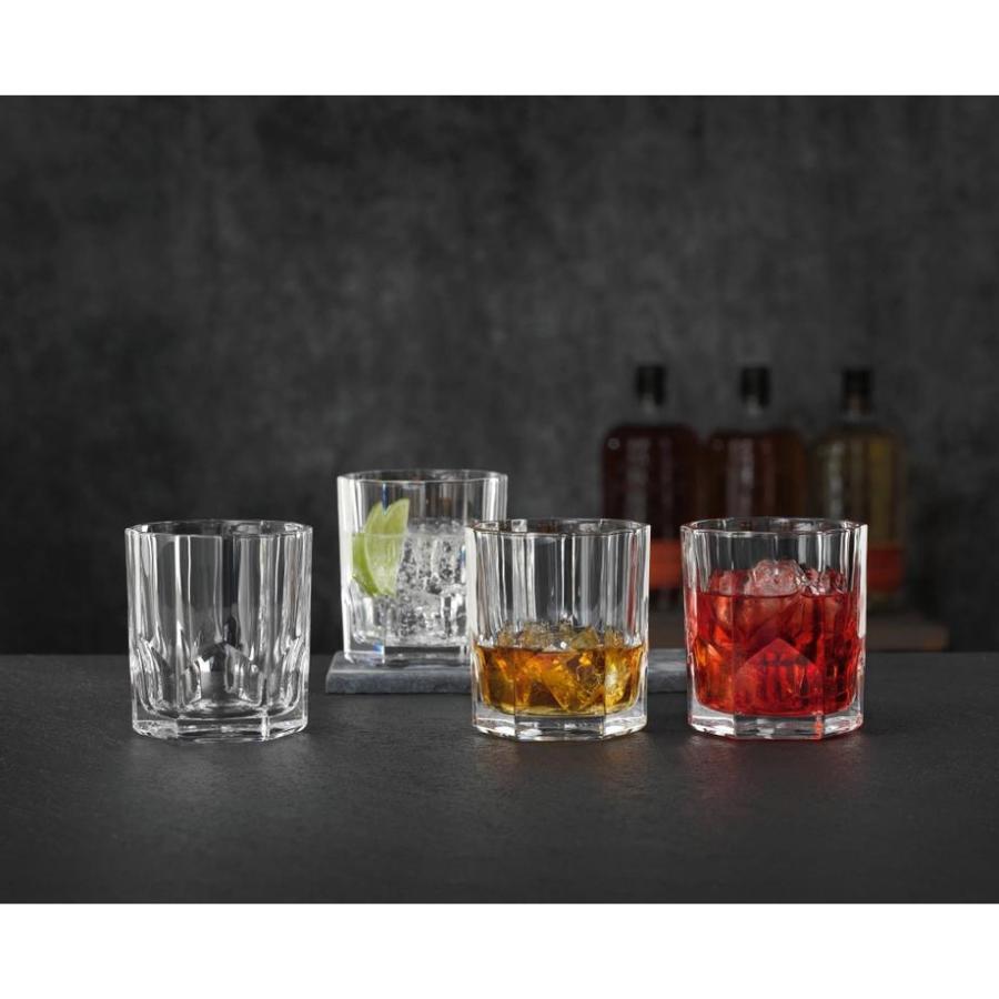 ASPEN - Pahare whisky sticla cristalina 320 ml (set 4 bucati)