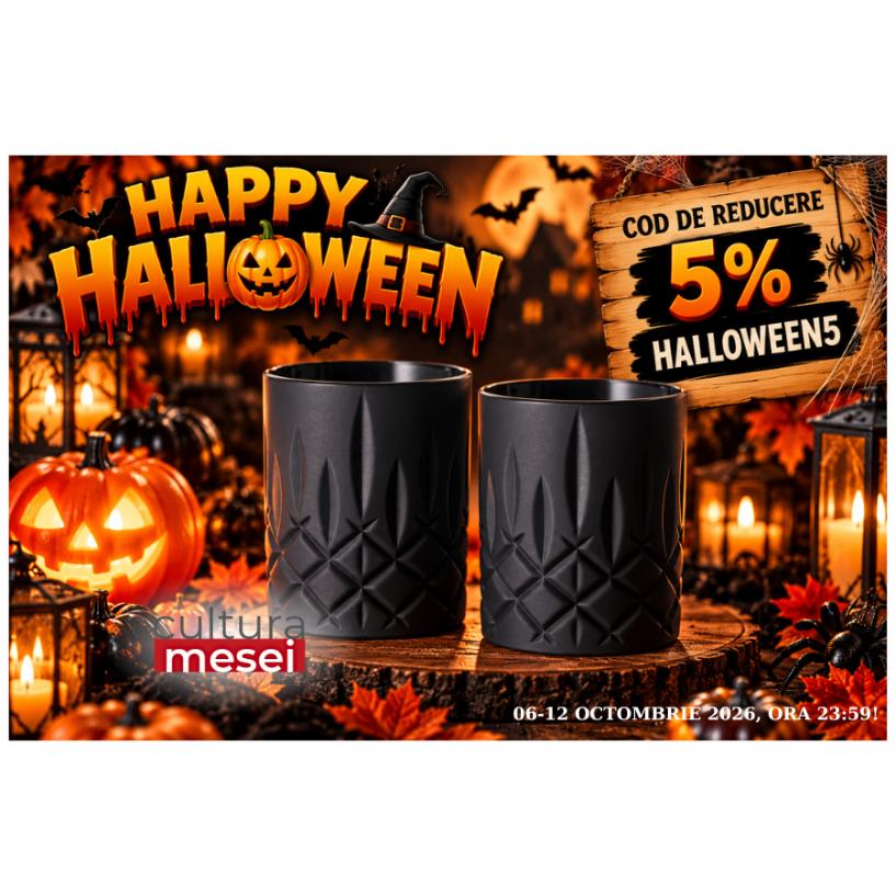 NOBLESSE BLACK - Pahare whisky sticla cristalina Nachtmann 295 ml (set 2 bucati)