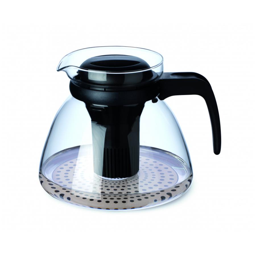 Ceainic sticla termorezistenta pentru inductie VIOLA 1500 ml