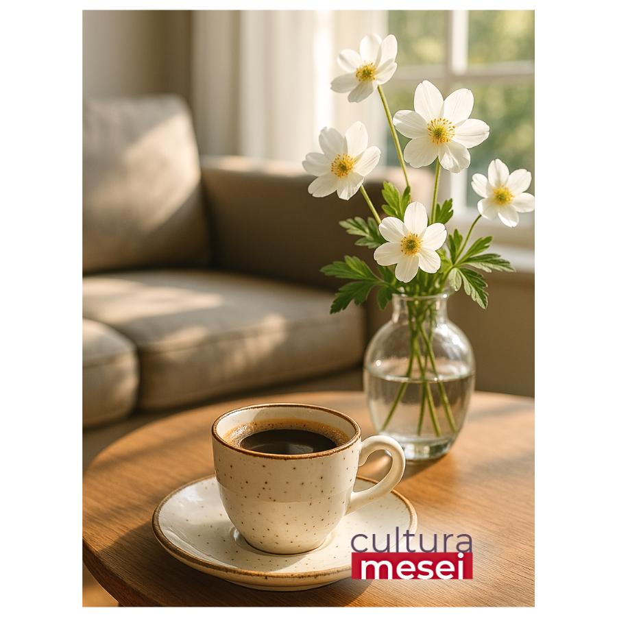 NAXOS - Serviciu de cafea portelan (6 persoane - 12 piese)