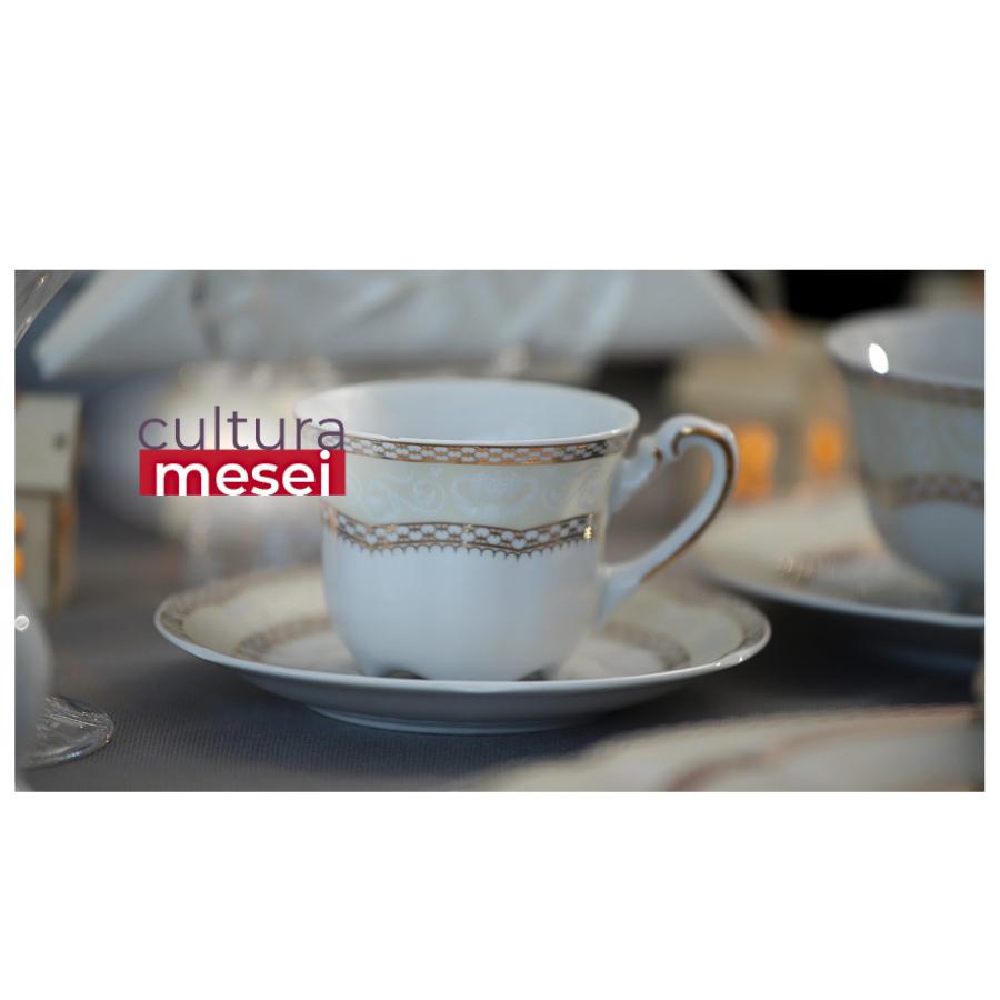 SOPHIA - Serviciu de cafea portelan (6 persoane - 12 piese)