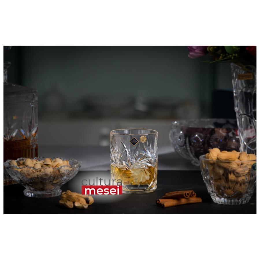 PINWHEEL - Pahare whisky Cristal Bohemia 360 ml (set 6 bucati)