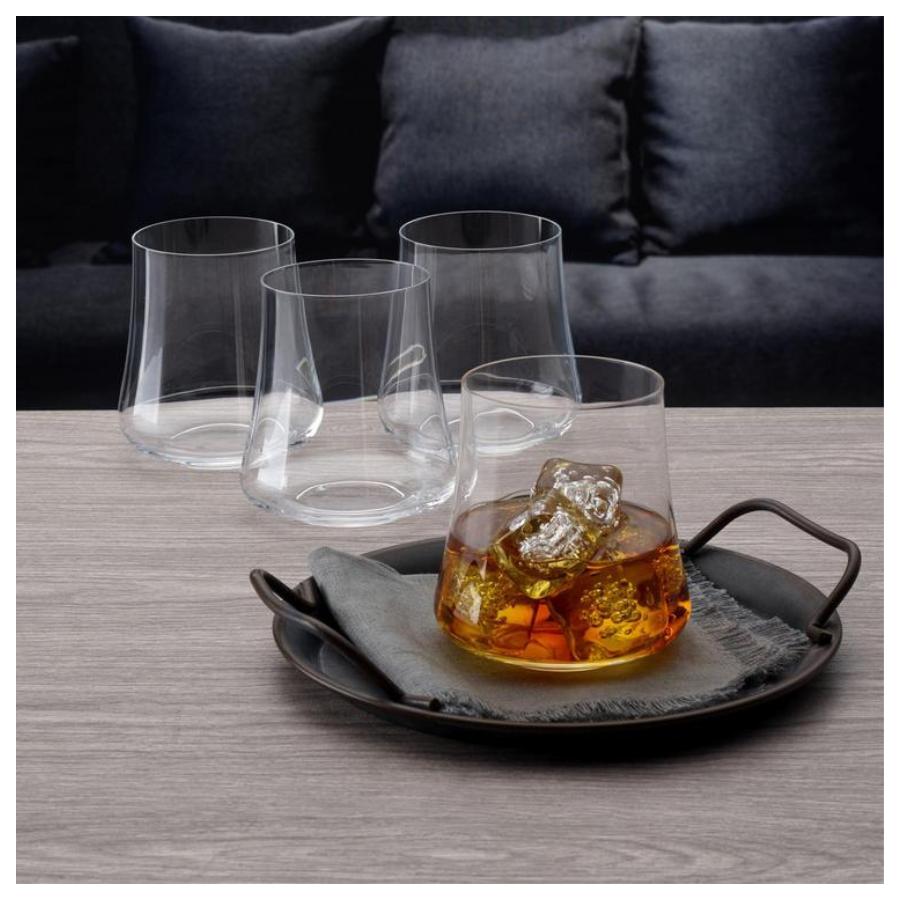 XTRA - Pahare whisky sticla cristalina Bohemia 350 ml (set 6 pahare)